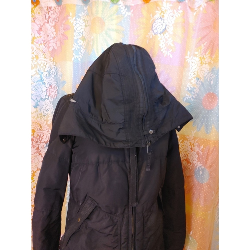 Parajumpers Masterpiece Series Womens Parka Hooded Coat Size M‎ Black Vintage - Picture 4 of 16